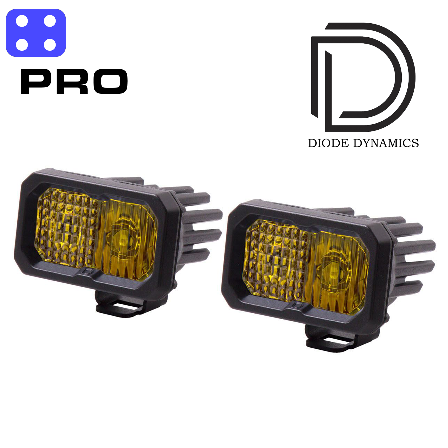 Diode Dynamics SSC2 Yellow Pro Pods (pair)