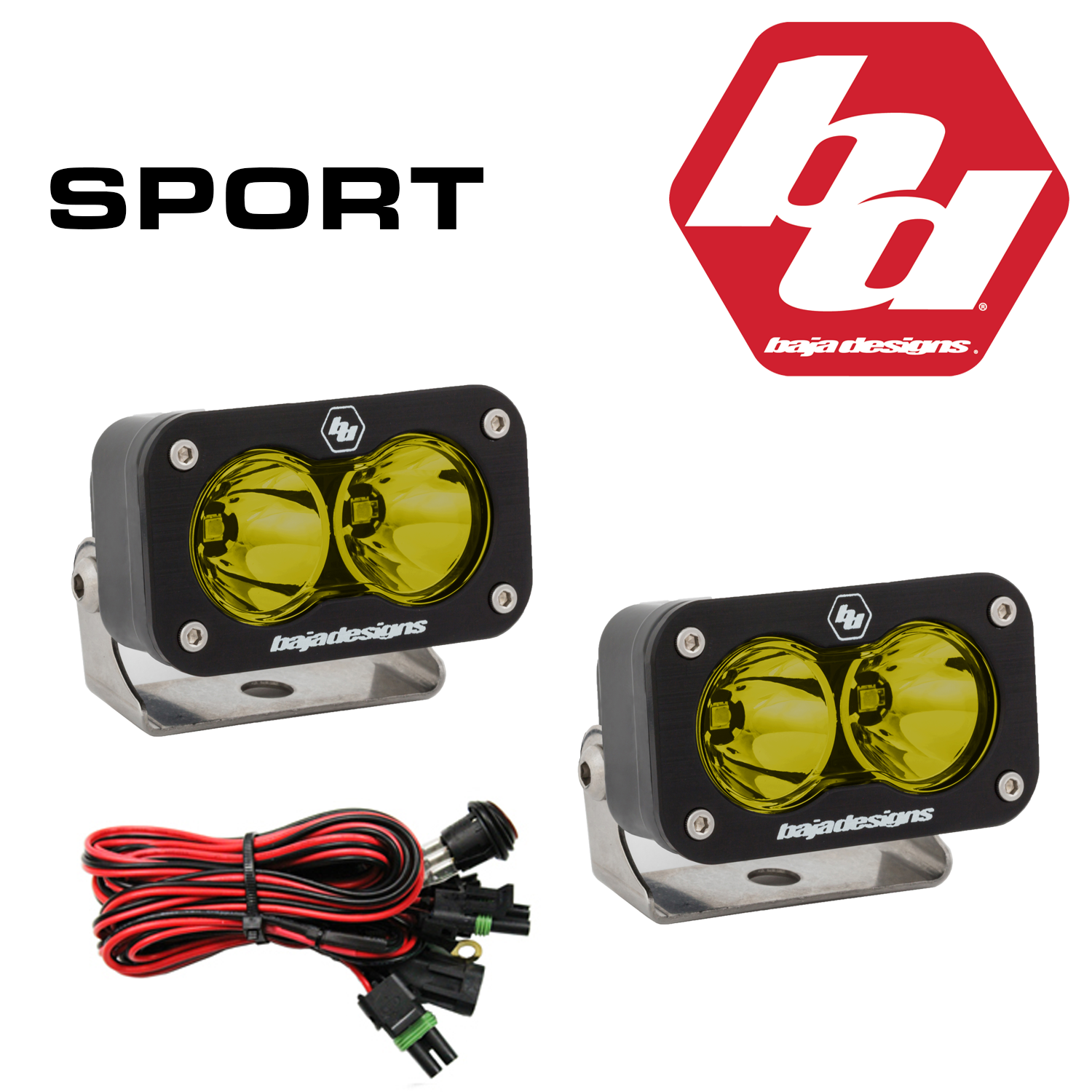 Baja Designs S2 Sport Yellow Pods